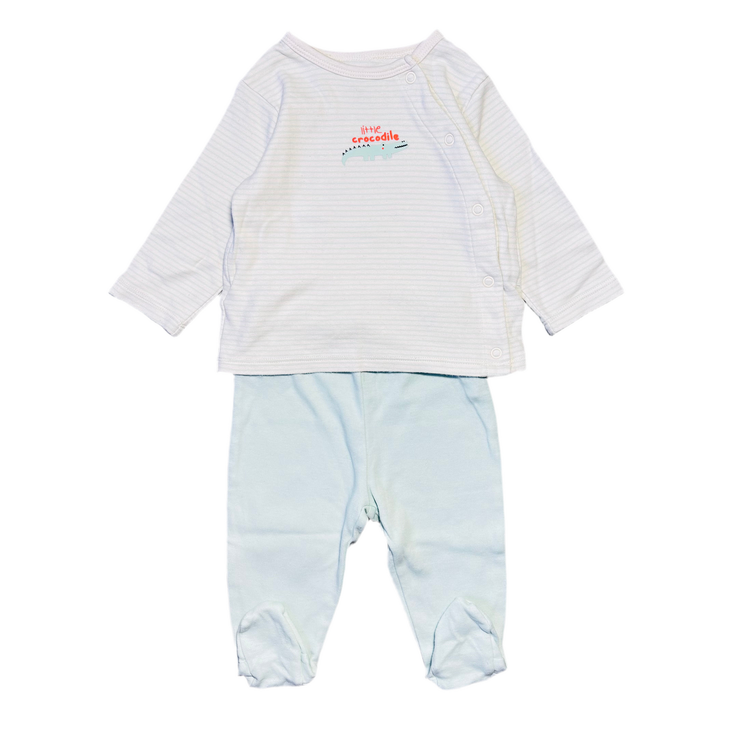 Pyjama 2 pièces crocodile 6 mois