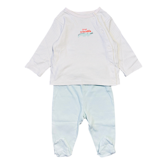 Pyjama 2 pièces crocodile 6 mois