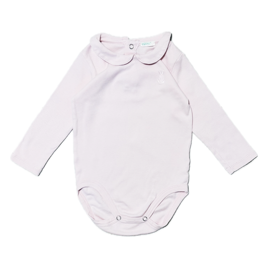 Body rose petit col 12 mois